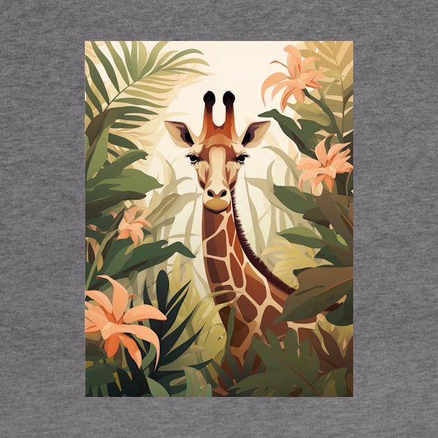 Giraffe in the Jungle by JunkyDotCom